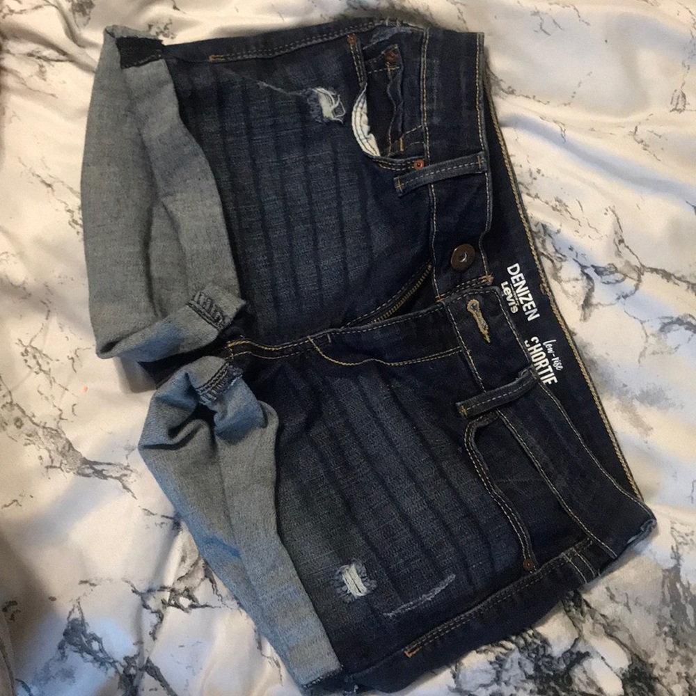 Denim shorts